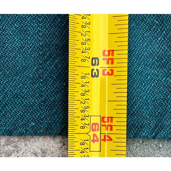 Crate & Barrel Fandango Blue Teal Tablecloth 64x49” - Picture 3 of 7